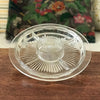Serviteur rond compartimenté en verre moulé par Hello Broc brocante en ligne