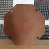 Plateau miroir vintage de forme octogonale bord biseauté par Hello Broc brocante en ligne