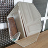 Plateau miroir vintage de forme octogonale bord biseauté par Hello Broc brocante en ligne
