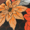 Plateau vintage années 70 décor fleurs en fibre de verre 41 cm x 31 cm par Hello Broc brocante en ligne