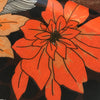 Plateau vintage années 70 décor fleurs en fibre de verre 41 cm x 31 cm par Hello Broc brocante en ligne