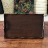 Plateau rectangulaire vintage en bois années 70 / 80 dimensions 48 x 29 cm par Hello Broc brocante en ligne