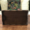 Plateau rectangulaire vintage en bois années 70 / 80 dimensions 48 x 29 cm par Hello Broc brocante en ligne