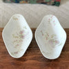 Lot de 2 raviers vintage décor fleuri en porcelaine de Limoges Guérin & Co par Hello Broc brocante en ligne