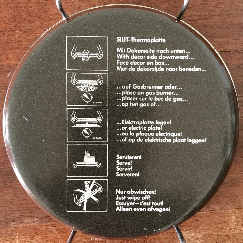 Chauffe plat vintage réchaud dessous de plat Stil par Hello Broc brocante en ligne