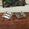 Lot de 6 porte-couteau en cristal extrémités facettées par Hello Broc brocante en ligne