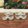 Salerons double en verre moulé vintage au choix par Hello Broc brocante en ligne