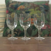 Lot de 3 verres à vin en cristal de Bohème contenance de 15 cl par Hello Broc brocante en ligne