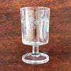 Lot de 6 petits verres vintage à vin blanc années 70 décor gravé grappes par Hello Broc brocante en ligne contenance de 12 cl