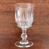 Lot de 6 verres à vin cuit ou porto vintage striés Luminarc France modèle Lance  contenance de 10 cl par Hello Broc brocante en ligne