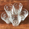 Lot de 5 verres à vin années 70 attribués à Luminarc décor gravé grappes contenance 14 cl par Hello Broc brocante en ligne