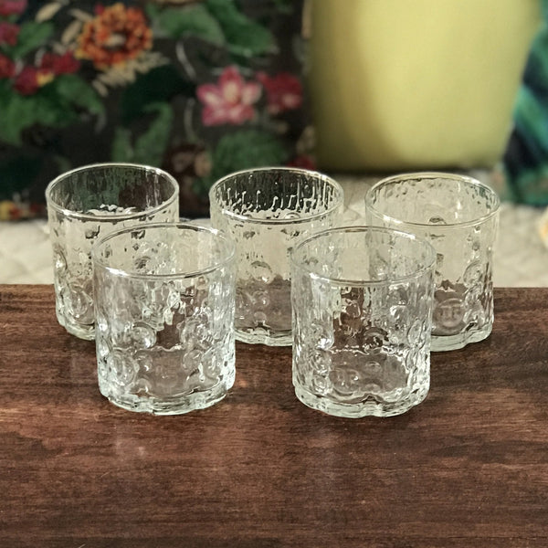 Lot de 5 verres publicitaires à whisky BP - Hello Broc