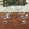 Ensemble de 6 coupes à champagne décor gravé de grappes contenance de 13 cl par Hello Broc brocante en ligne