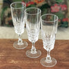 Lot de 3 flûtes à champagne vintage Cristal d'Arques modèle Pompadour par Hello Broc brocante en ligne