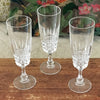 Lot de 3 flûtes à champagne vintage Cristal d'Arques modèle Pompadour par Hello Broc brocante en ligne