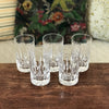 Lot de 5 verres gobelets hauts à orangeade ou highball en cristal taillé Atlantis par Hello Broc brocante en ligne