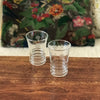 Paire de verres à eau en verre gravé grappes contenance 16 cl par Hello Broc brocante en ligne