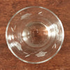 Paire de verres à eau en verre gravé grappes contenance 16 cl par Hello Broc brocante en ligne