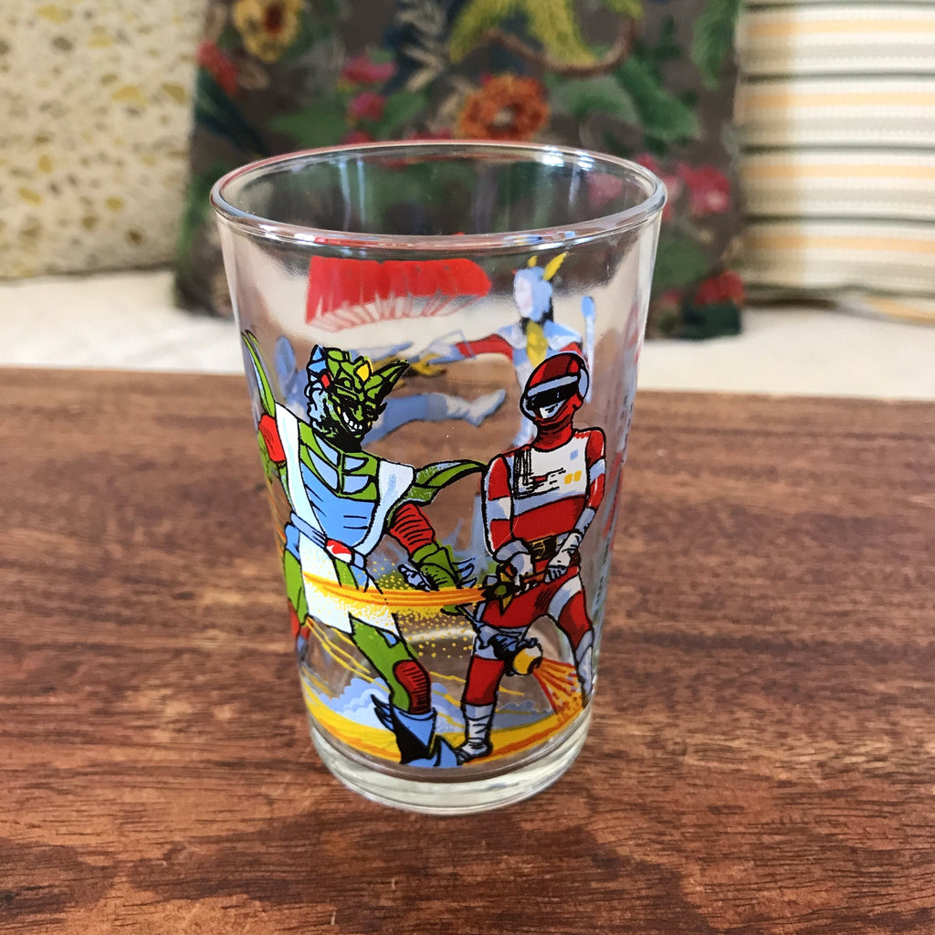 Lot de 6 verres illustrés à moutarde Amora vintage pour enfant par Hello Broc brocante en ligne