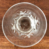 Paire de verres vintage hauts à orangeade, whisky en cristal taillé - high ball gravés C.C.L. pour Compagnie Cristallière de Lorraine par Hello Broc brocante en ligne
