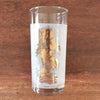 Lot de 6 verres vintage droits à orangeade long drink décor feuilles de vigne imprimé blanc et doré contenance 25 cl par Hello Broc brocante en ligne