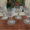 Lot de 4 verres évasés à digestif ou à liqueur sur pied par Hello Broc brocante en ligne