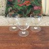 Ensemble de 3 verres à digestif et à liqueur en cristal gravure épis de blé par Hello Broc brocante en ligne