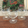 Ensemble de 3 verres à digestif et à liqueur en cristal gravure épis de blé par Hello Broc brocante en ligne
