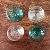 Lot de 4 verres à cognac multicolores pied incolore contenance 11 cl par Hello Broc brocante en ligne