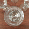 Lot de 4 verres à liqueur vintage sur pied en cristal gravé contenance de 5 cl par Hello Broc brocante en ligne