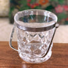 Seau à glace en cristal d'Arques et métal chromé modèle Sully par Hello Broc brocante en ligne