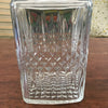 Carafe à whisky verre moulé pointe de diamant bouchon carré par Hello Broc brocante en ligne
