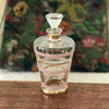 Carafon vintage années 50 décor stries granité rose et liserés dorés contenance de 0,4 litres par Hello Broc brocante en ligne