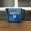 Pichet vintage bleu Anisette 51  1 litre années 60 / 70 par Hello Broc brocante en ligne