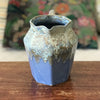 Pichet en céramique émaillée bleu lavande et beige Alphonse Mouton ou Alpho années 50 par Hello Broc brocante en ligne