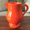 Petite cruche ou grand pot à lait hauteur 15 cm contenance 450 ml en céramique orange Niderviller France par Hello Broc brocante en ligne