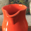 Petite cruche ou grand pot à lait hauteur 15 cm contenance 450 ml en céramique orange Niderviller France par Hello Broc brocante en ligne