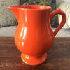 Petite cruche ou grand pot à lait céramique orange Niderviller France par Hello Broc brocante en ligne