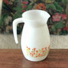 Pichet vintage publicitaire Shell verre opalin blanc 1L par Hello Broc brocante en ligne