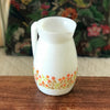 Pichet vintage publicitaire Shell verre opalin blanc 1L par Hello Broc brocante en ligne