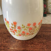 Pichet vintage publicitaire Shell verre opalin blanc 1L par Hello Broc brocante en ligne