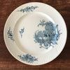 Lot de 6 assiettes plates en faïence de Lunéville K&G décor Rocaille Hérons par Hello Broc brocante en ligne