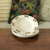 Lot de 4 assiettes creuses E. Charbonnier Salins Terre de Fer décor Nymphea Circa 1920 par Hello Broc brocante en ligne
