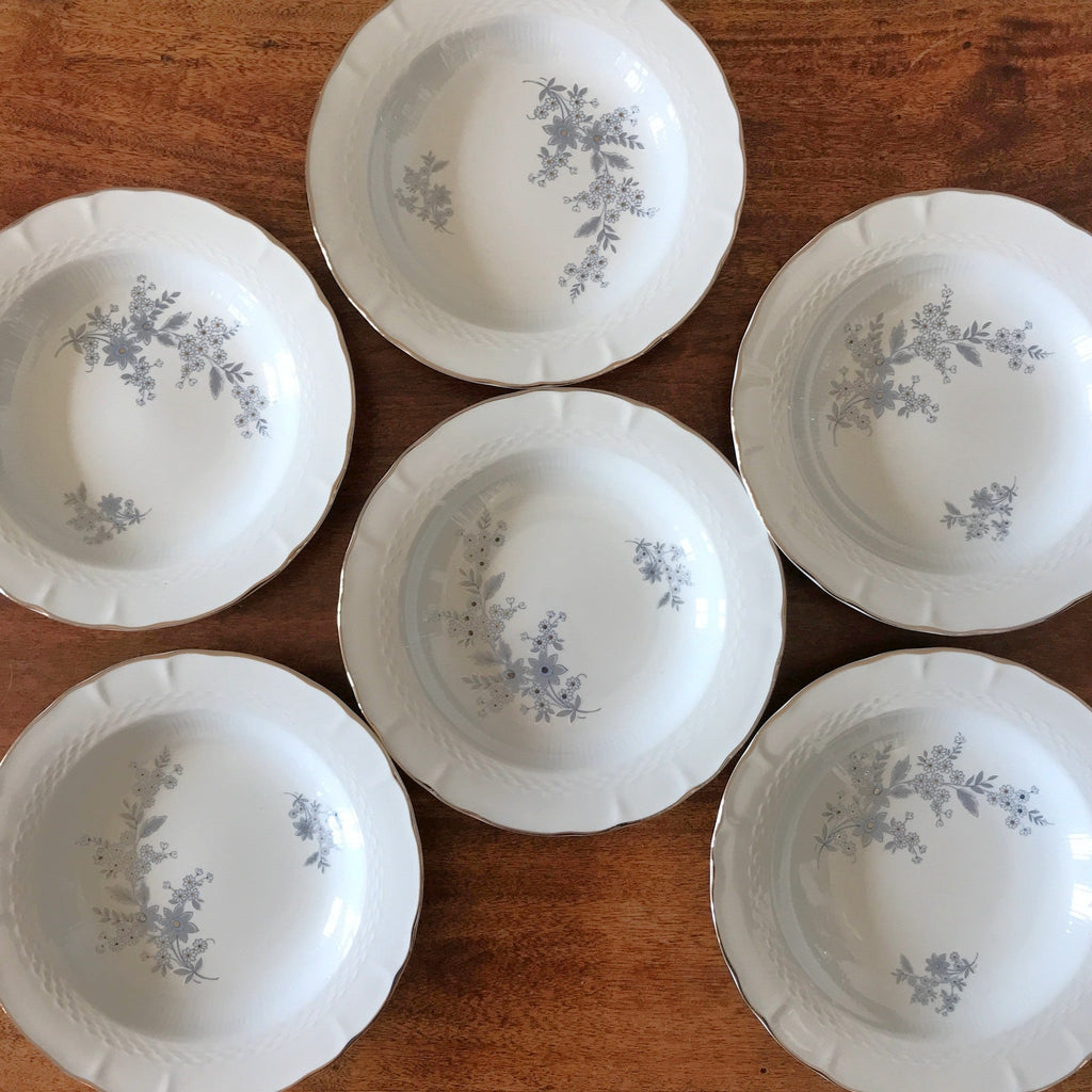 Ensemble de 6 assiettes creuses Royal Tognana Porcellana d'Italia diamètre de 23 cm par Hello Broc brocante en ligne 