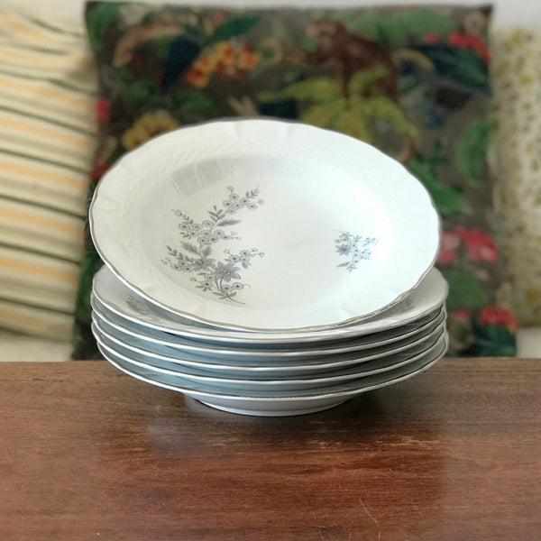 Ensemble de 6 assiettes creuses Royal Tognana Porcellana d'Italia par Hello Broc brocante en ligne