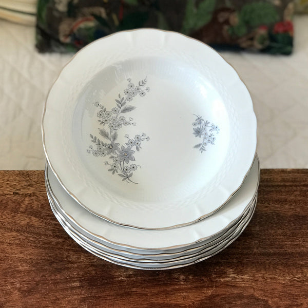 Ensemble de 6 assiettes creuses Royal Tognana Porcellana d'Italia par Hello Broc brocante en ligne