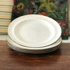 Lot de 4 grandes assiettes en céramique mouchetée anglaise diamètre 25 cm par Hello Broc brocante en ligne