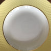 Lot 6 assiettes creuses vintage Moulin des Loups Orchies décor jaune par Hello Broc brocante en ligne