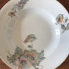 Lot de 4 assiettes à soupe ULIM Limoges France décor pavots ou coquelicots par Hello Broc brocante en ligne