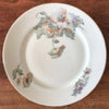 Lot de 6 assiettes plates vintage ULIM Limoges France décor pavots par Hello Broc brocante en ligne